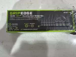 Grip Edge Tools SCST10S 10 Piece RPT Security Star Driver Set - Picture 1 of 4