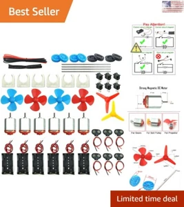 Strong DC Motors Kit - Electric Hobby Motor 3V -12V 25000 RPM - Science Projects - Picture 1 of 11