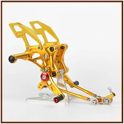 Per 2007-2009 Ducati 1098/1098S/1098R Pedane Arretrate Regolabili Rearsets Pedal Foto 1 de 4
