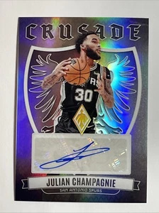 2023-24 Panini Phoenix Julian Champagnie Crusade Signatures Auto No. CS-JCH - Picture 1 of 4