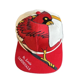 Raro Cardenales de San Luis Logotipo Grande Personalizado Snapback Sombrero Gorra Dos Tonos Cúpula Crema - Imagen 1 de 11