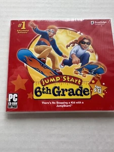 Jump Start Windows Homeschool CD Education 6th Grade Math Biology Reading Skills - Picture 1 of 11