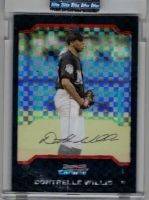 2004 Bowman Chrome Xfractor Dontrelle Willis (#54) uncirculated card - Image 1 of 2