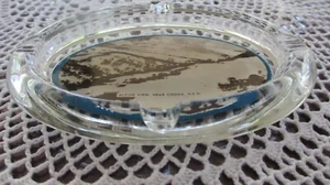 Vintage depression Glass View Ware ASHTRAY Dish,Alpine View Near Cooma N.S.W - Picture 1 of 8