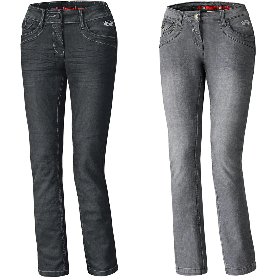 Pantalones de moto Hero Crane elásticos negros para mujer pantalones de mezclilla resistentes a la abrasión aramida Foto 1 de 1