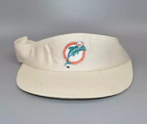 Miami Dolphins Logo 7 verstellbare Träger Visierkappe Mütze - Neu mit Etikett - Bild 1 von 2