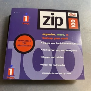 iomega Zip 100mb Formatted for Macintosh - Picture 1 of 4
