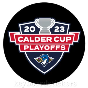 Disco de hockey de recuerdo de los Springfield Thunderbirds 2023 AHL Cup Playoffs - Imagen 1 de 2