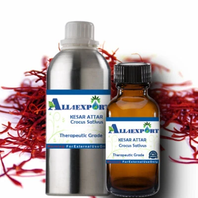 PURE KESAR ATTAR Crocus Sativus NATÜRLICHER PFLANZLICHER DUFT AROMA - Bild 1 von 3