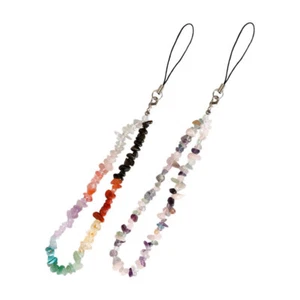 2 Pcs Mobile Phone Chain Key Multi-function Lanyard Delicate Charm - Zdjęcie 1 z 12