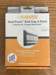 Newâ€” Nib 2013 Gladiator Gear Track End Cap 4-Pack for Channels.