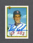 Mike Boddicker Signed Batimore Orioles 1990 Bownan Baseball Card