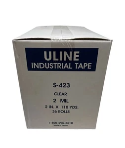 ULINE S-423 2 Mil Packing Tape, 2" x 110 yds (Case of 36 Rolls) - Picture 1 of 2