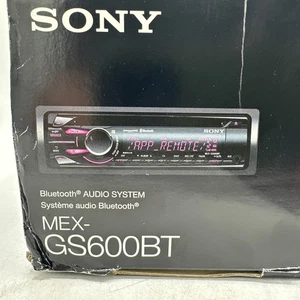 NIB Sony MEX-GS600BT Bluetooth Audio Sys.-CD-Satellite-Detachable Face & Remote - Picture 1 of 18