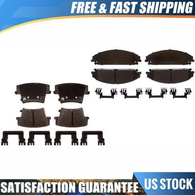 Juego de 2 pastillas de freno delanteras traseras para Dodge Magnum AWD 5,7 L 2005 2006 2007 2008 Foto 1 de 4