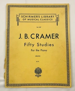 J.B. Cramer 50 ausgewählte Klavierstudien Schirmer’s Library Band 827 Noten - Bild 1 von 8
