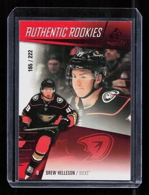Drew Helleson 2023-24 SP Game Used #261 Authentic Rookies Red /222 - Image 1 of 2