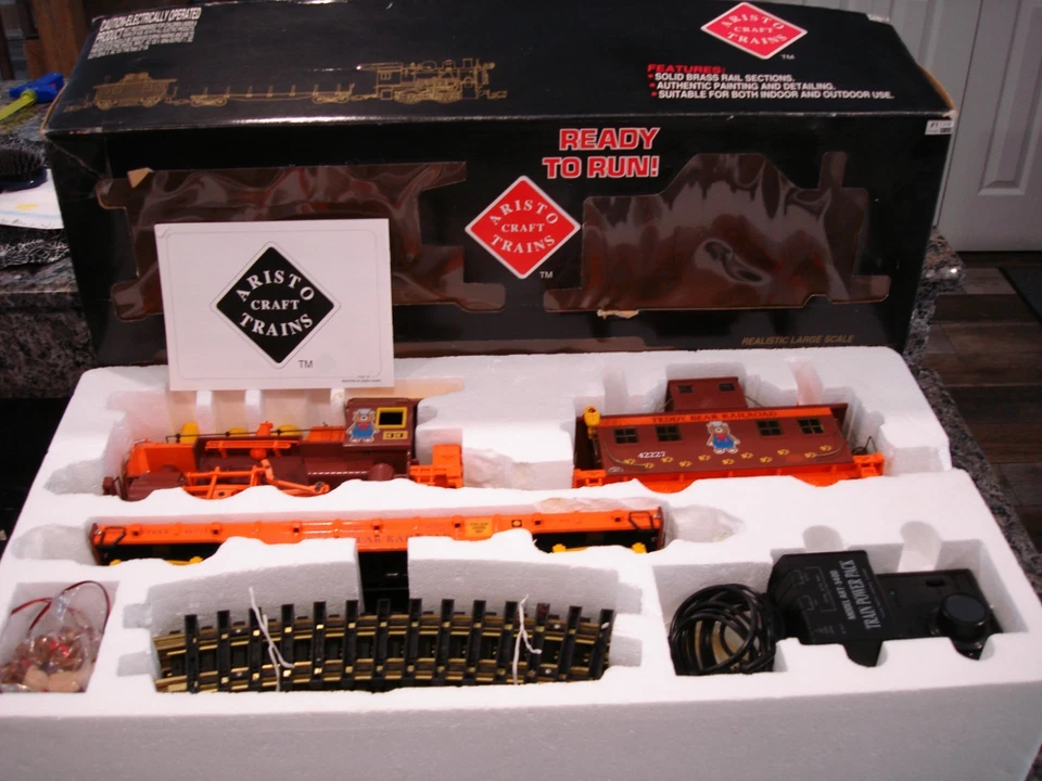 Aristo Craft Trains #1 Gauge 0-4-0 Teddy Bear Ready To Run Train Set 28033 RARE - Image 1 of 4