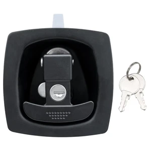 Schwarz RV Werkzeugkasten Riegel Ersatz T-Griff Schloss Single Point Unterputz Fo... - Bild 1 von 7