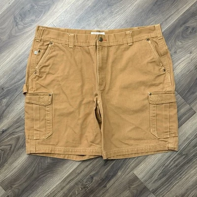 Pantalones Cortos Carpintero Carga Vintage Cabelas Para Hombres Tostado 6 Bolsillos Talla 44 Exterior Foto 1 de 4