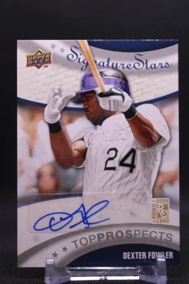 Dexter Fowler #187 2009 Upper Deck Signature Stars Colorado Rockies automático Foto 1 de 2