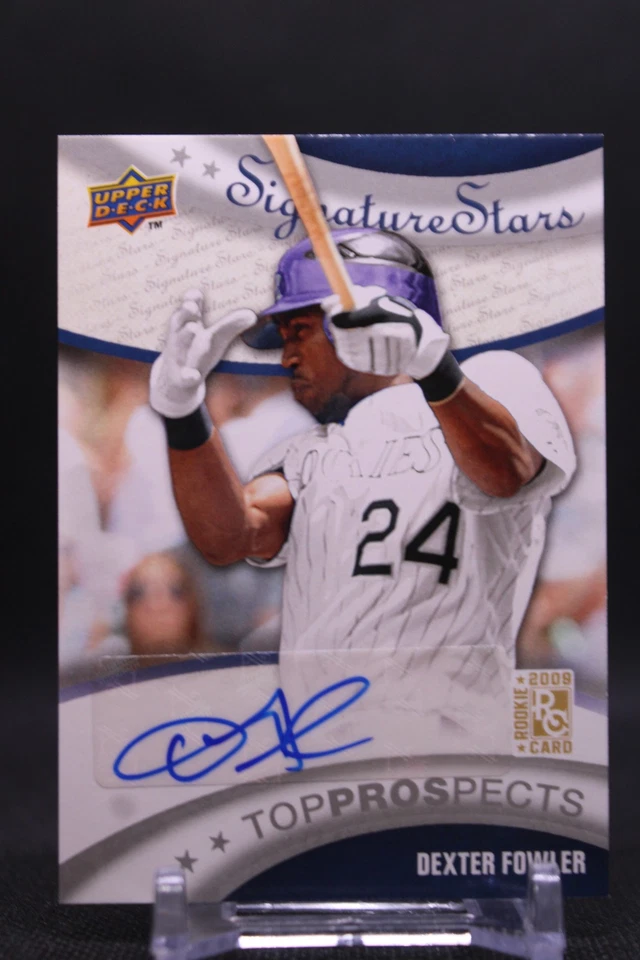 Dexter Fowler #187 2009 Upper Deck Signature Stars Colorado Rockies autografado - Imagem 1 de 2