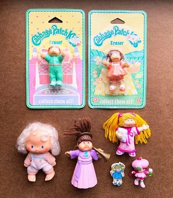 Minifiguras de colección de los 80 Cabbage Patch para niños y pastel de fresa - Coleco Foto 1 de 4
