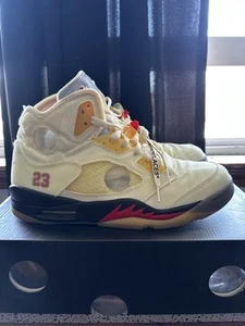 Size 11 - Jordan 5 SP x Off-White Mid Sail - Picture 1 of 9