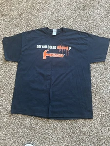 Gildan Hammer , Do You Bleed Orange? Graphic T-shirt Black Size 2xL - Picture 1 of 6