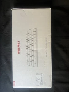 Anne Pro 2 RGB Keyboard Dual Mode Mechanical Keyboard Brown Switch Black - NEW - Picture 1 of 4