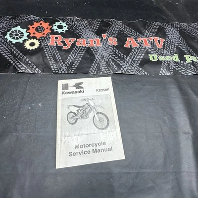 Kawasaki KX250F 2004 manual de taller de reparación de servicio OEM 99924-1324-01 B 2 Foto 1 de 3