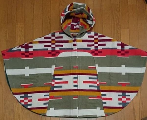 Beams Pendleton Poncho Cape Native American Free Size Rare Excellent From Japan - Picture 1 of 4
