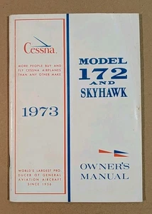 1973 Cessna 172 Skyhawk Owner's Manual 172M D964-13 Printed 12/72 - Foto 1 di 8