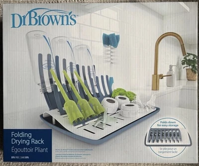 Dr. Brown’s Folding Baby Bottle Drying Rack, NEW, Original Box - Image 1 of 2