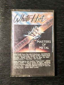 White Hot Masters of Metal (Cassette, 1987) Sabbath Dio VTG 80s Rock Compilation - Picture 1 of 8