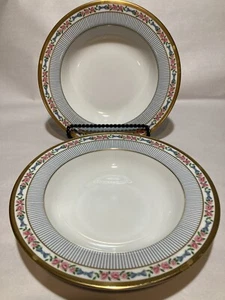 Christian Dior Dior Rose 9" Soup Bowls. Excellent Condition Set Of 2 - Picture 1 of 6
