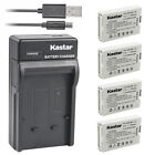 Kastar 4 Battery & Slim USB Charger for Canon BP-110 BP110 CG-110