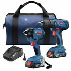 Bosch GXL18V-26B22-RT 18V Drill and Impact Driver Kit Certified Refurbished photo