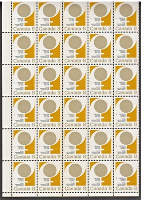 Canada #668 L/L Block of 30 *U N International Women's Year* 8¢ 1975 OG XF MNH - Image 1 of 2