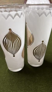 RARE MCM Pair Of Tom Collins Glass X 2 - Picture 1 of 5