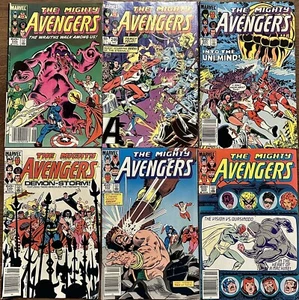 The Mighty Avengers Lot of 6 244 246 247 249 252 253 1984 -85 Marvel Comic Books - Picture 1 of 10