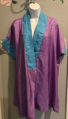 Kimono Gilead Rob De Colección Años 80 Azul Morado Talla M Foto 1 de 4