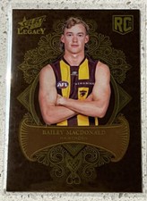 2023 AFL SELECT LEGACY, BAILEY MCDONALD LEGACY PLUS 173/425 ROOKIE HAWTHORN