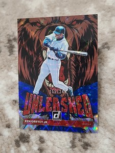 2022 Donruss Unleashed Ken Griffey Jr Blue Laser Foil #'d/249 - SSP