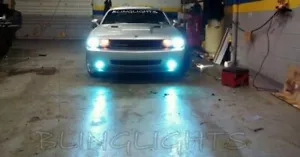 Lámparas antiniebla LED blancas ojo de ángel para Dodge Challenger 2012 - Imagen 1 de 8