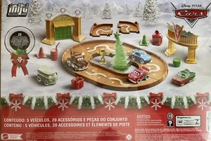 2022 Pixar Cars Mini Racers Advent Calendar - 25 Fun Surprises & Buildable Track - Picture 1 of 2