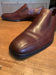 Bostonian Bicycle Toe Double Gore Loafers Brown  Men’s 12 M - Picture 1 of 10