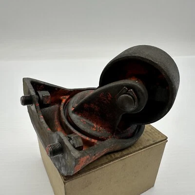 Винтажное чугунное колесо заклинателя Hein Werner BACK Jack с монтажным кронштейном модель K - Изображение 1 из 4