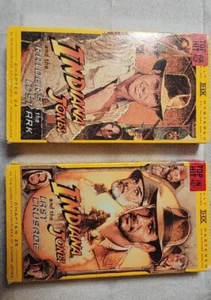 Adventures of Indiana Jones VHS Raiders Of The Lost Ark & Last Crusade. - Picture 1 of 4
