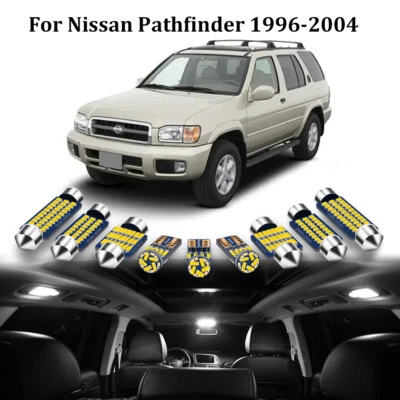 13x Kit Luces Interior Coche LED Canbus Blanco para Nissan Pathfinder R50 1996-2004 Foto 1 de 4